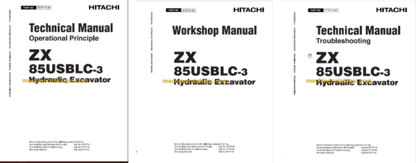 Hitachi ZX85USBLC-3 Technical and Workshop Manual