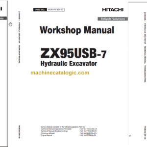 Hitachi ZX95USB-7 Technical and Workshop Manual
