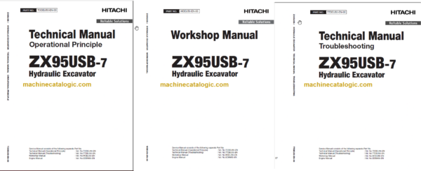 Hitachi ZX95USB-7 Technical and Workshop Manual