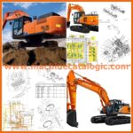 Hitachi Medium Excavator Service and Parts Manual Full PDF SET 2024