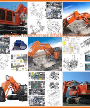 Hitachi 2024 Large Excavator & Mining Excavator Service Manual and Parts Catalog Full SET