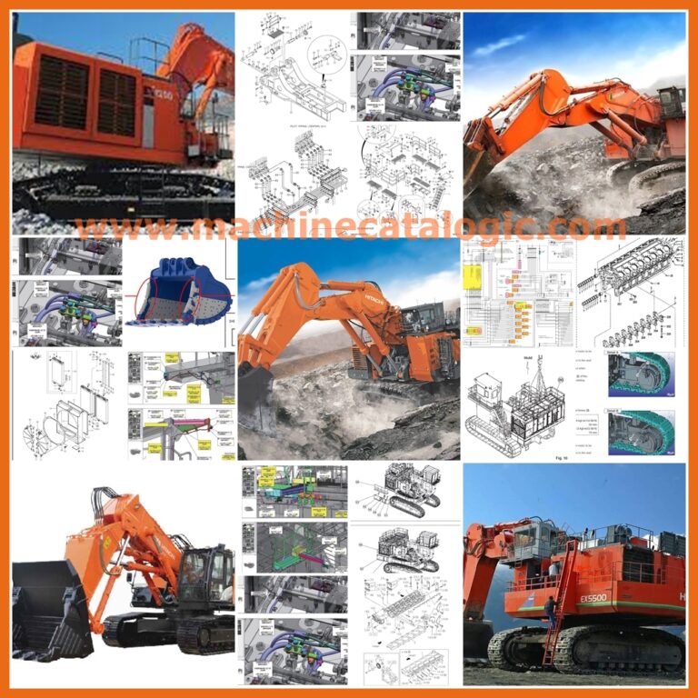 Hitachi 2024 Large Excavator & Mining Excavator Service Manual and Parts Catalog Full SET