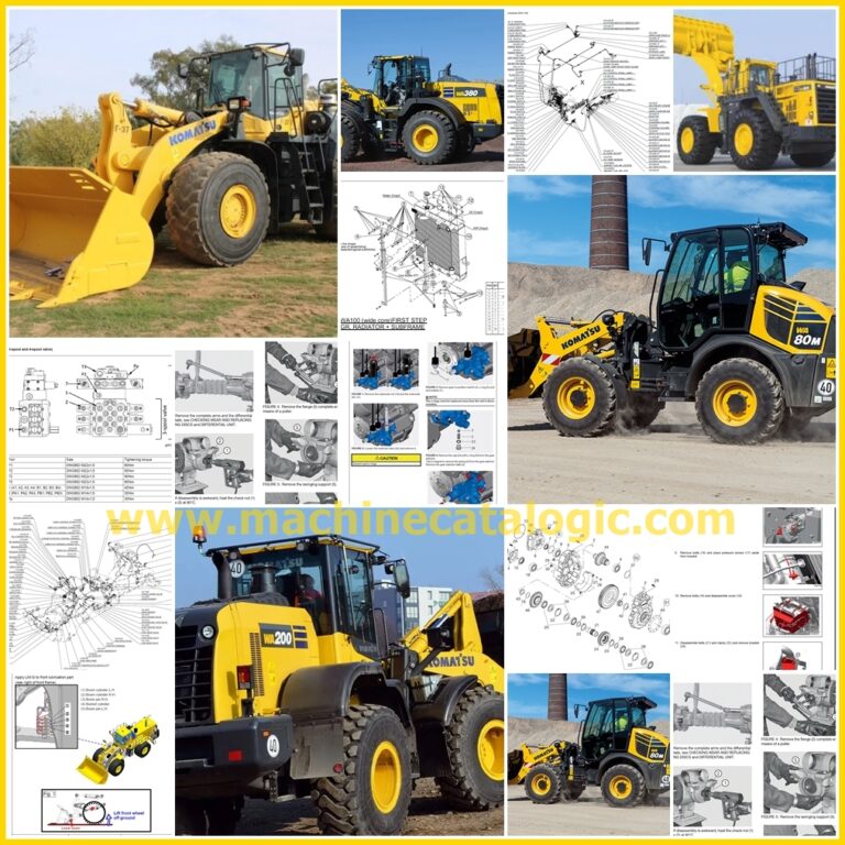 Komatsu Wheel Loader Shop Manual PDF SET 2024 (All Models 24.4 GB)