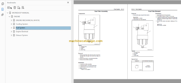 Hitachi ZX200-4H Excavator Service and Workshop Manual