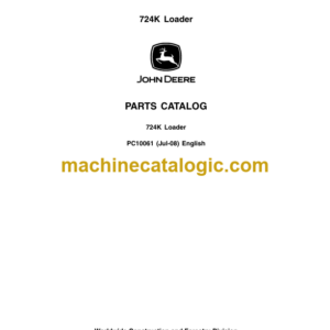 John Deere 724K Loader Parts Catalog