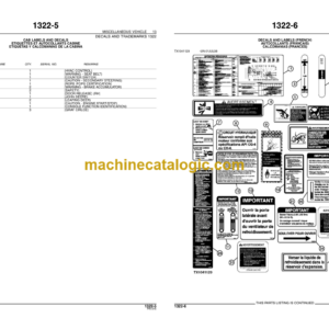 John Deere 724K Loader Parts Catalog