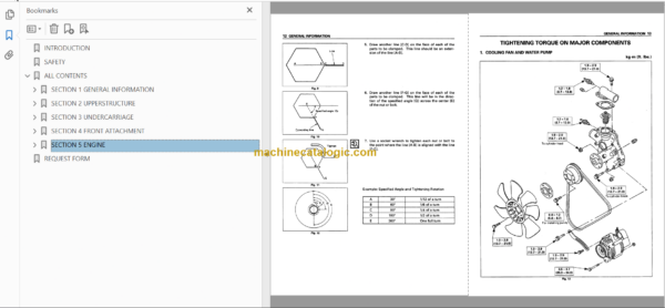 Hitachi EX50U Technical and Workshop Manual