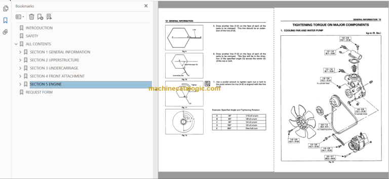 Hitachi EX50U Technical and Workshop Manual