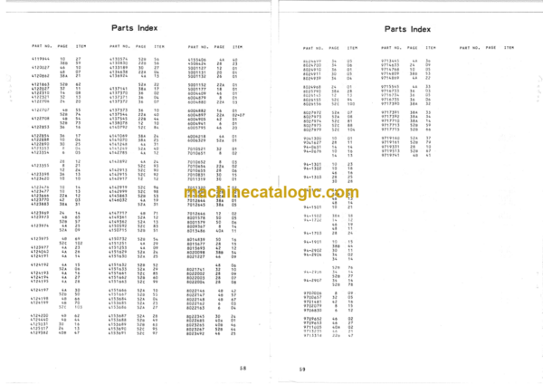 Hitachi PD100-80R-3 Leader Rotating Type Pile Driver Parts Catalog