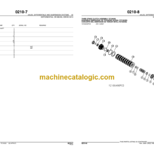 John Deere 748H 848H SKIDDERS Parts Catalog (PC10033 (Apr-07)