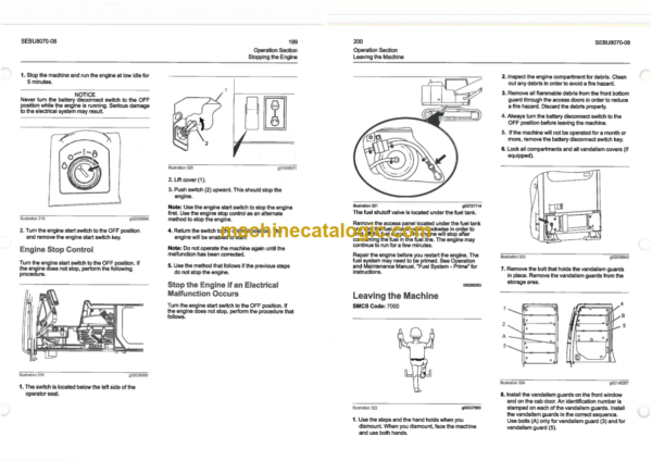 CAT 312F 313F Excavators Operation and Maintenance Manual (SEBU8070-08)