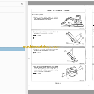 Hitachi EX55UR Excavator Technical and Workshop Manual