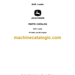 John Deere 824K Loader Parts Catalog