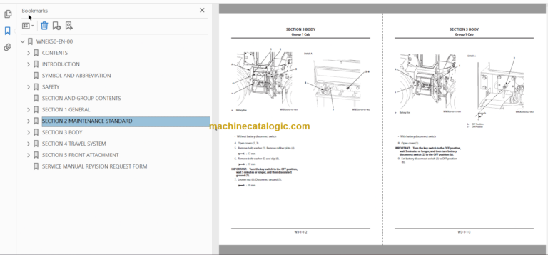 ZW220-6 Technical and Workshop Manual