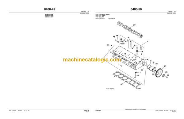 John Deere 824K Loader Parts Catalog