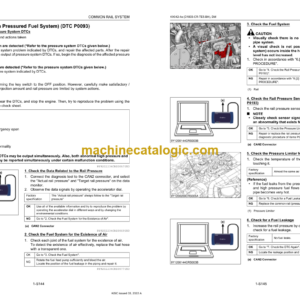Kubota KX042-4 ALPHA Excavator Diagnosis Manual (D1803-CR-TE5-BH)