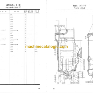 Hitachi PD100-60RA Leader Rotating Type Pile Driver Parts Catalog