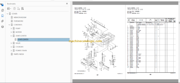 Hitachi ZX220W-7 Wheeled Excavator Parts Catalog & Equipment Components Parts Catalog