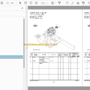 Hitachi ZX225US-5B ZX225USLC-5B Parts Catalog & Equipment Components Parts Catalog