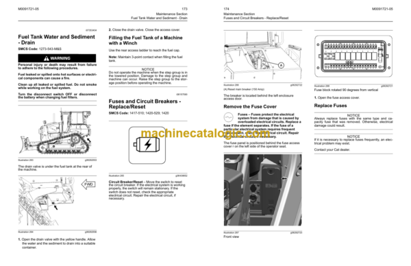 CAT D5 Track-Type Tractor Operation and Maintenance Manual