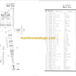 Hitachi PD100-80R-2 Leader Rotating Pile Drivers Parts Catalog
