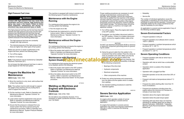 CAT D5 Track-Type Tractor Operation and Maintenance Manual