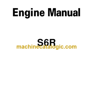 Hitachi S6R Engine Manual