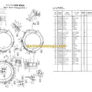 Hitachi CD1500-2 Rotating Casing Driver Parts Catalog