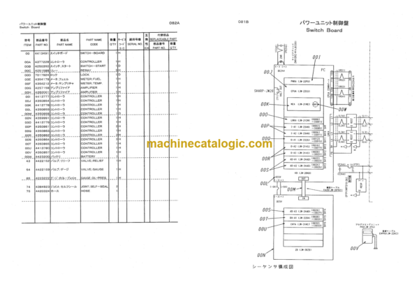 Hitachi CD1500-2 Rotating Casing Driver Parts Catalog