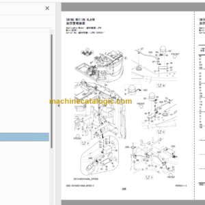 Hitachi ZX225US-6 Hydraulic Excavator Parts Catalog & Equipment Components Parts Catalog