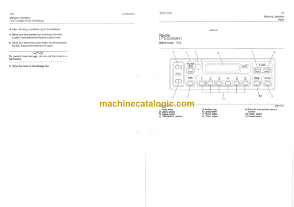 CAT 311F RR Excavator Operation and Maintenance Manual