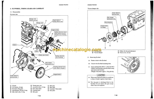 Hitachi S6B Mitsubishi Diesel Engine Service Manual