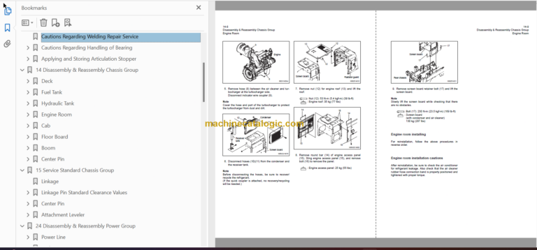 ZW220-G Technical and Workshop Manual