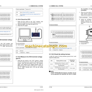 Kubota KX080-4a2 KX080-4S2 KX085-5 Excavator Workshop Manual