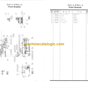 Hitachi PD60-45R-2 Leader Rotating Type Pile Driver Parts Catalog