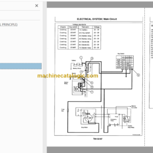 Hitachi EX300-3C Excavator Technical and Workshop Manual