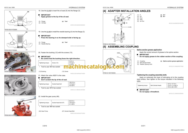 Kubota KX101-3 alpha 4 Excavator Workshop Manual