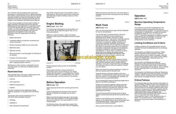 CAT 302.7D CR Mini Hydraulic Excavator Operation and Maintenance Manual