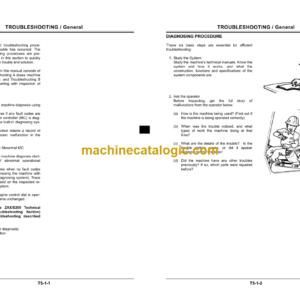 Hitachi ZX200-4H Service Manual