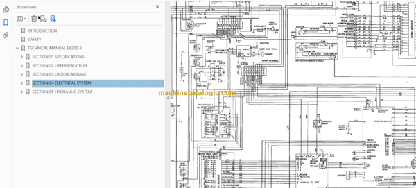 Hitachi EX200-2 Service Manual