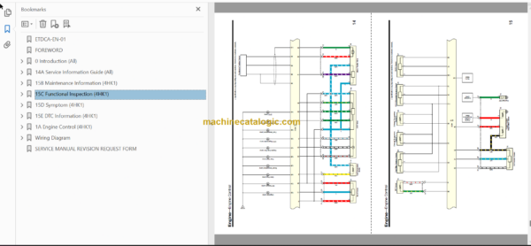 Hitachi 4HK1 Interim Tier 4 Compatible Engine Technical and Workshop Manual