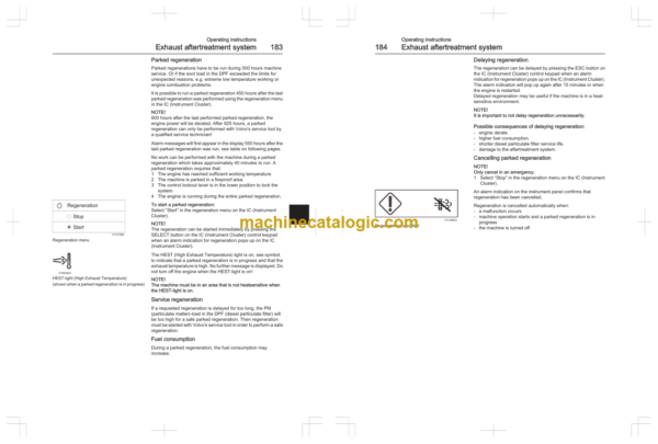 Volvo EWR150E EWR170E Operators Manual