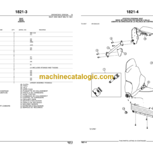 John Deere 844J LOADER Parts Catalog