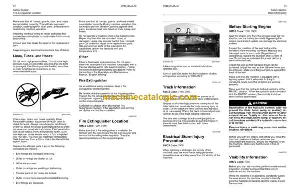 CAT 302.7D CR Mini Hydraulic Excavator Operation and Maintenance Manual