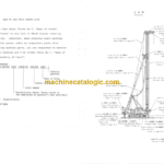 Hitachi PD100-90R Leader Rotating Type Pile Driver Parts Catalog