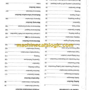 CAT 308ECR Operation and Maintenance Manual