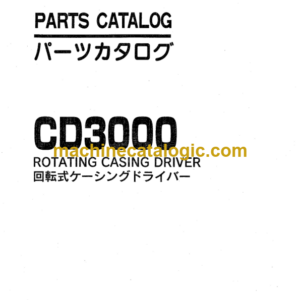 Hitachi CD3000 Parts Catalog