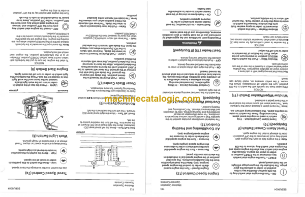 CAT 308ECR Operation and Maintenance Manual