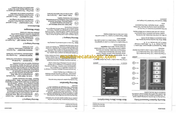 CAT 308ECR Operation and Maintenance Manual