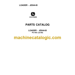 John Deere JD544-B LOADER Parts Catalog